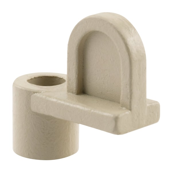 Diecast Zinc 5 in. Offset Window Screen Clip, Almond, PK12